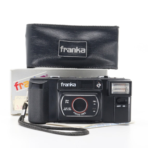 Vintage Franka 35mm Film Camera With Box, Old Warranty, Manual and