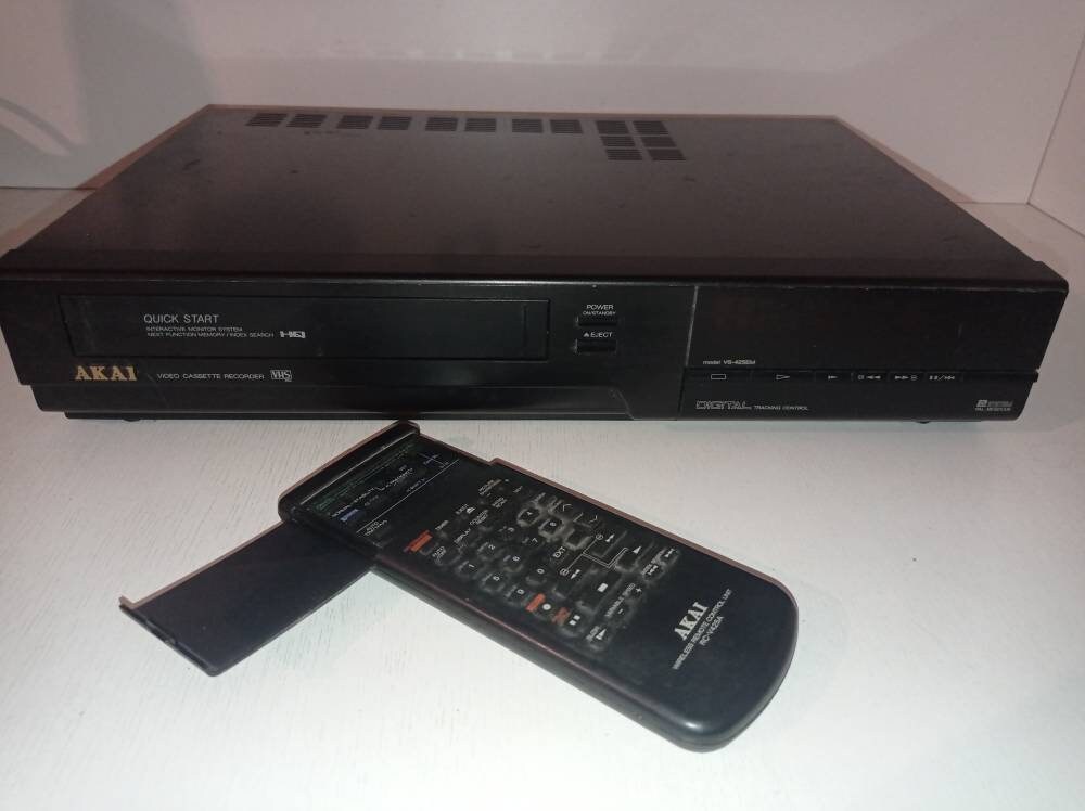 Excellent AKAI Japan VCR Player With RF Modulator Works Great Japan Etsy