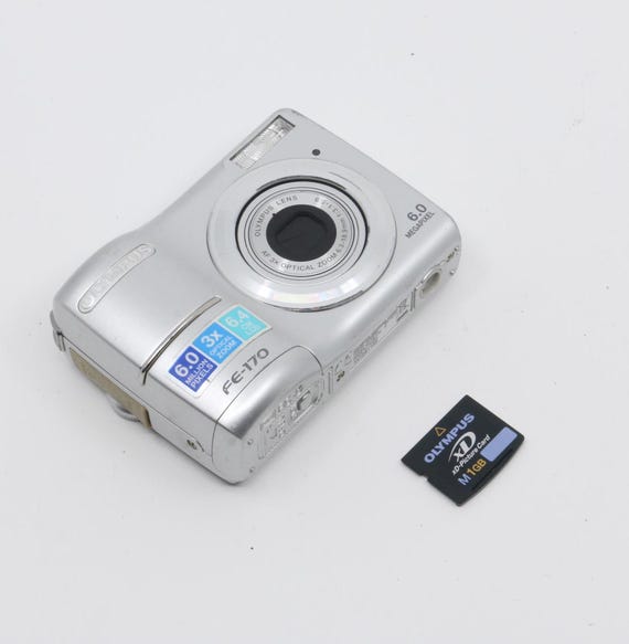 Olympus FE-170 Digital Camera + XD Memory Card (shows Signs of Use