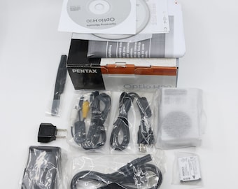 New Rare GIFT Pentax Optio H90 Ceramic White Vintage Digital
