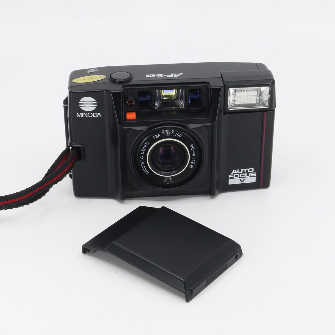 MINT Minolta Autofocus V Af-sv 35mm Film Camera With Cover - Etsy