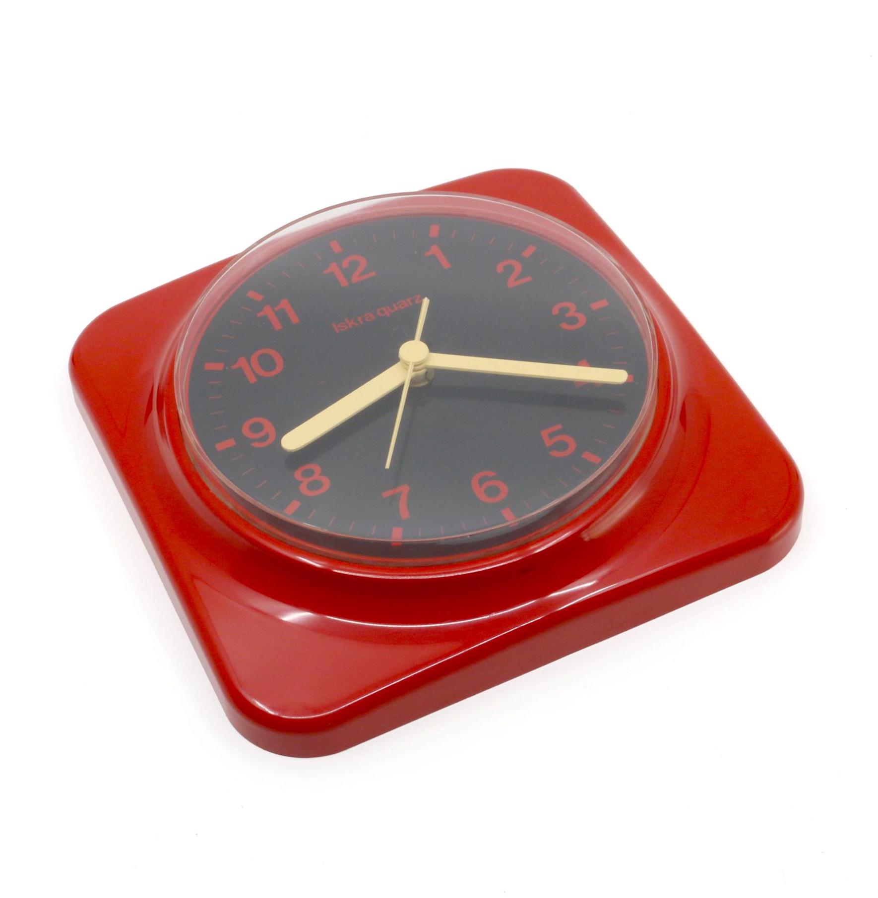 RARE Iskra Quarz Space Age Plastic Wall Clock - Etsy