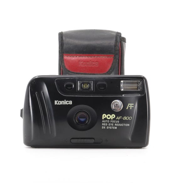 Konica POP AF-800 Autofocus Red-eye Reduction, DX 35mm Film Camera