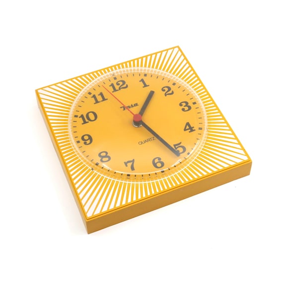 RARE Insa Space Age Wall Clock With Kienzle Quartz Mechanism - Etsy