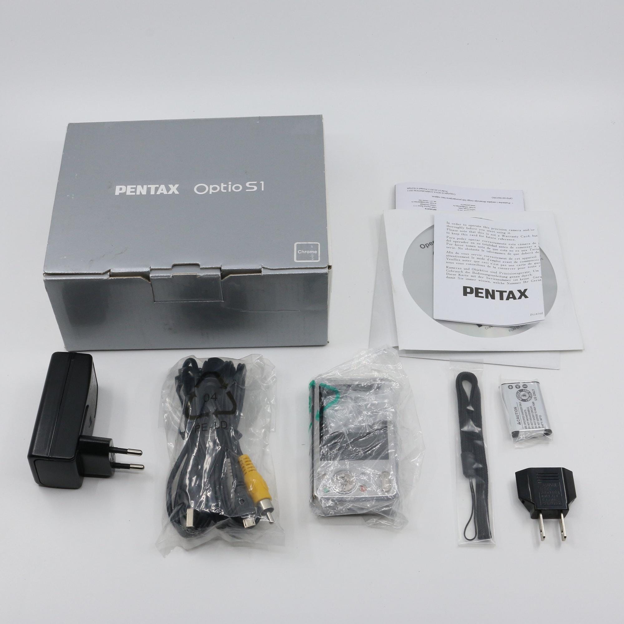Pentax OPTIO S1 14.0MP 5x Digital Camera - Silver | eBay
