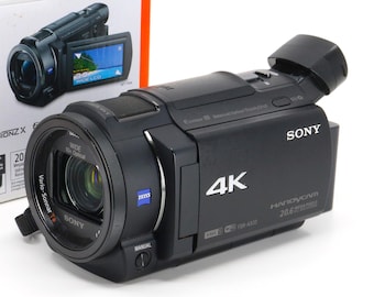 Boxed Set Sony Handycam FDR-AX33 4K Camcorder Digital With Battery