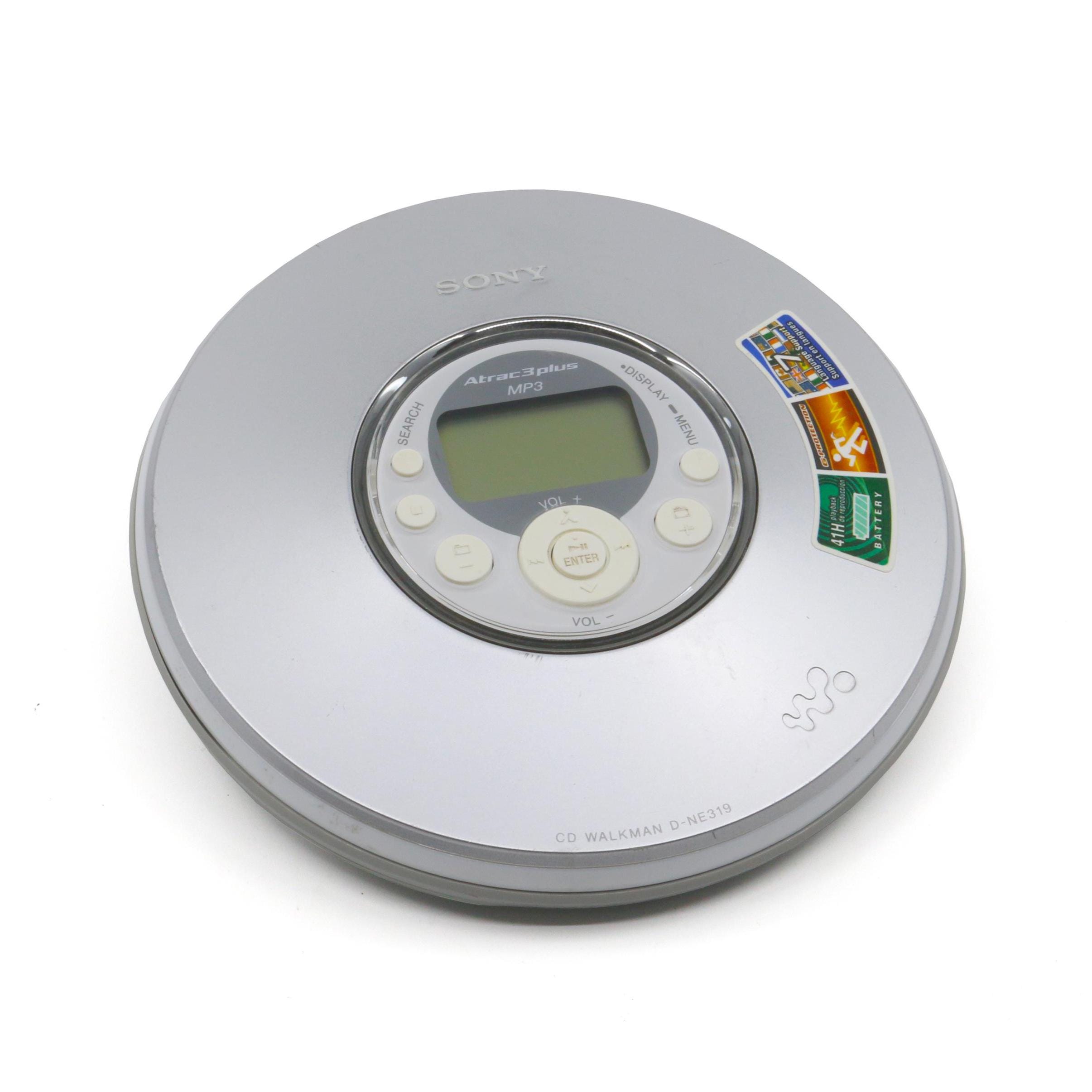 Sony Walkman D-NE319 Atrac3plus Mp3 Discman Portable CD Player - Etsy