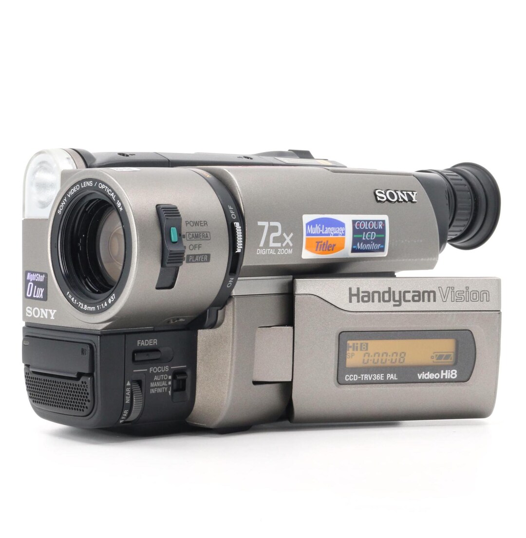 動作品　SONY Video8 Handycam CCD-TRV106 Sony Handycam Vision CCD-TRV106 NTSC Video Hi8 Very Nice | eBay