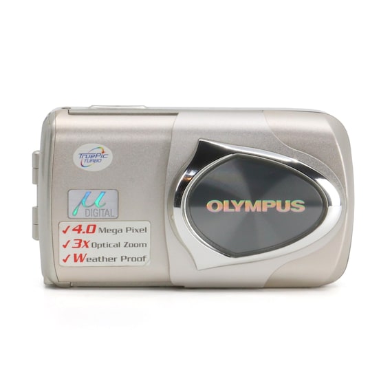 Set Olympus Mju Digital 460 Vintage Digital Camera Y2K (power