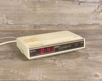 Philips Clockradio D-3150 Vintage Digital Alarm Clock