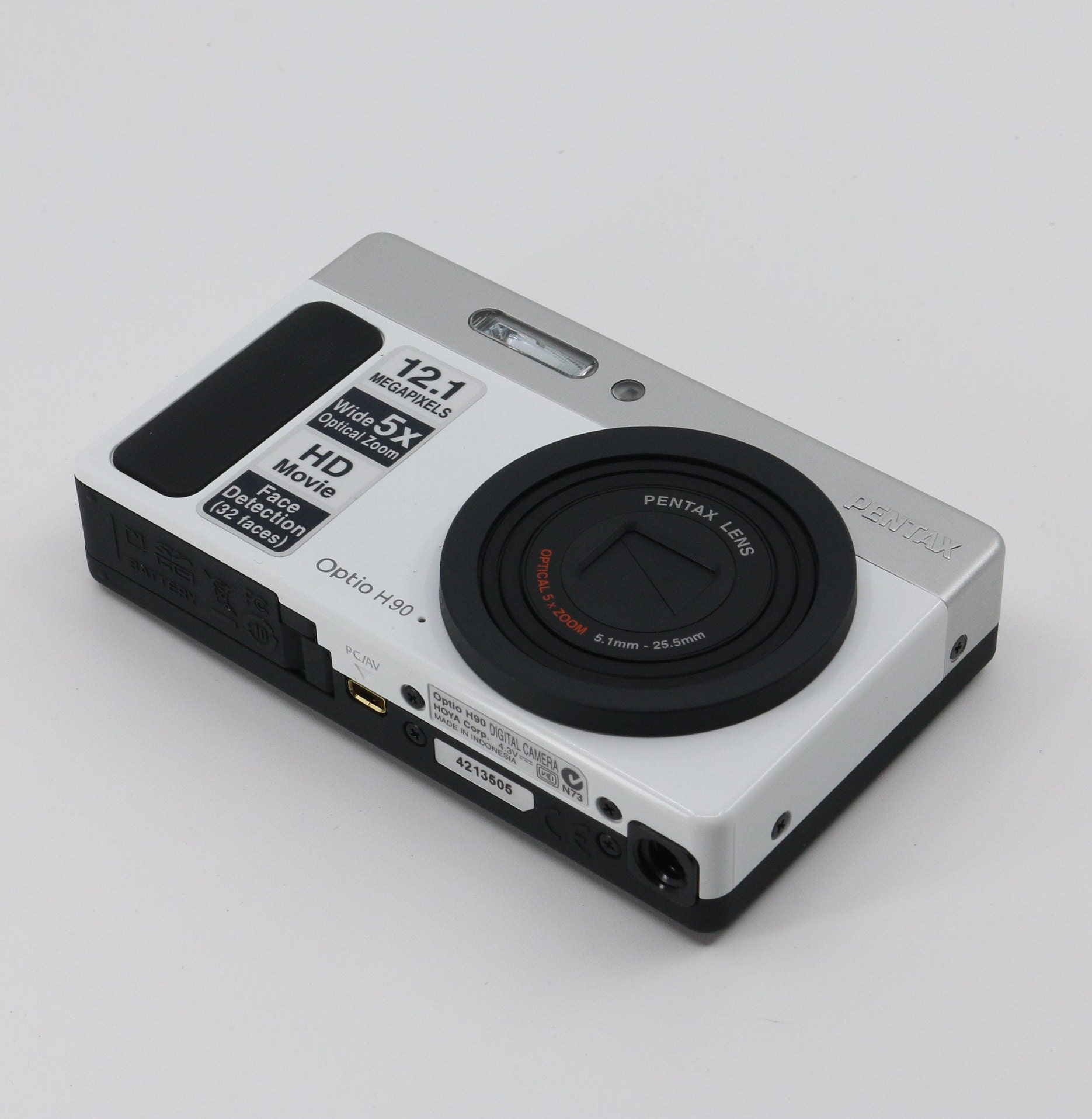 New Rare GIFT Pentax Optio H90 Ceramic White Vintage Digital New Rare GIFT Pentax Optio H90 Ceramic White Vintage Digital