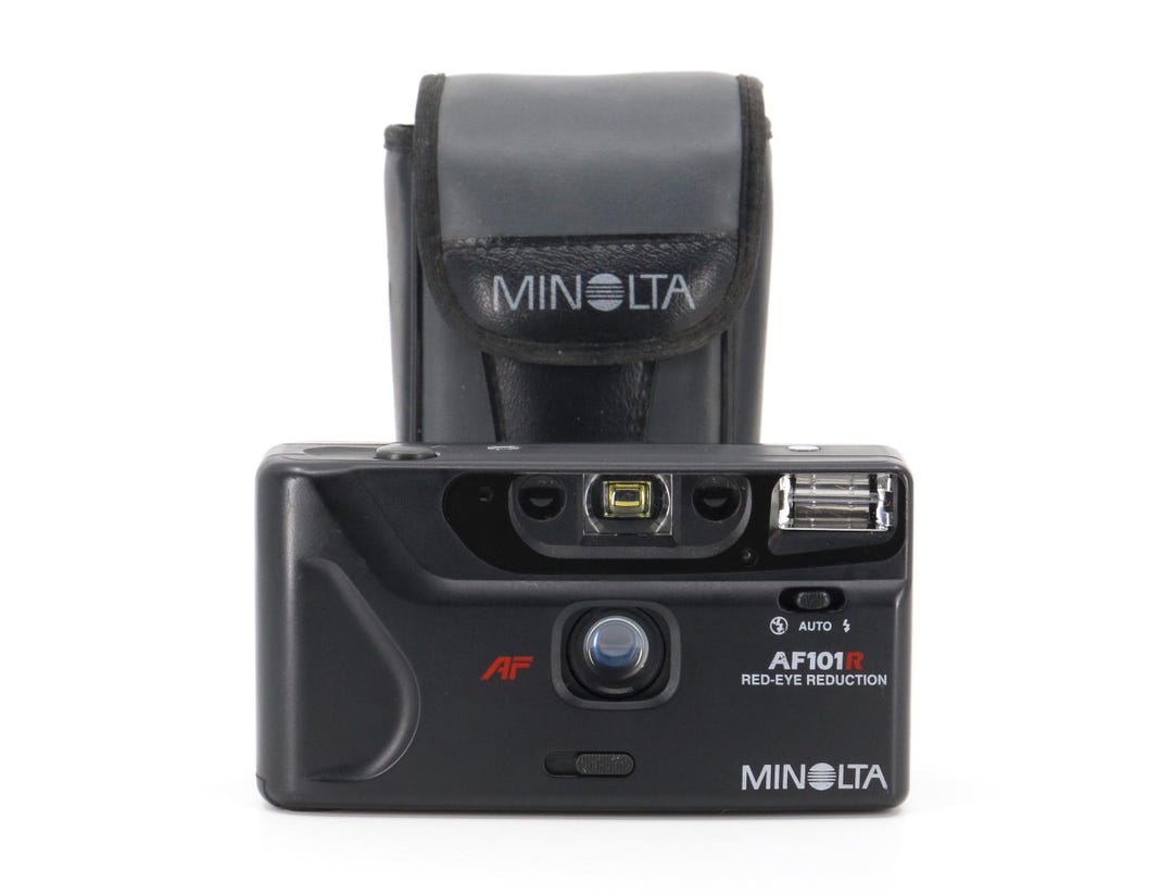 Minolta AF101R 35mm Film Camera With Original Case and Strap
