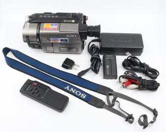GIFT Full Set Sony Handycam CCD-TRV36E Video Hi8 Camera Camcorder