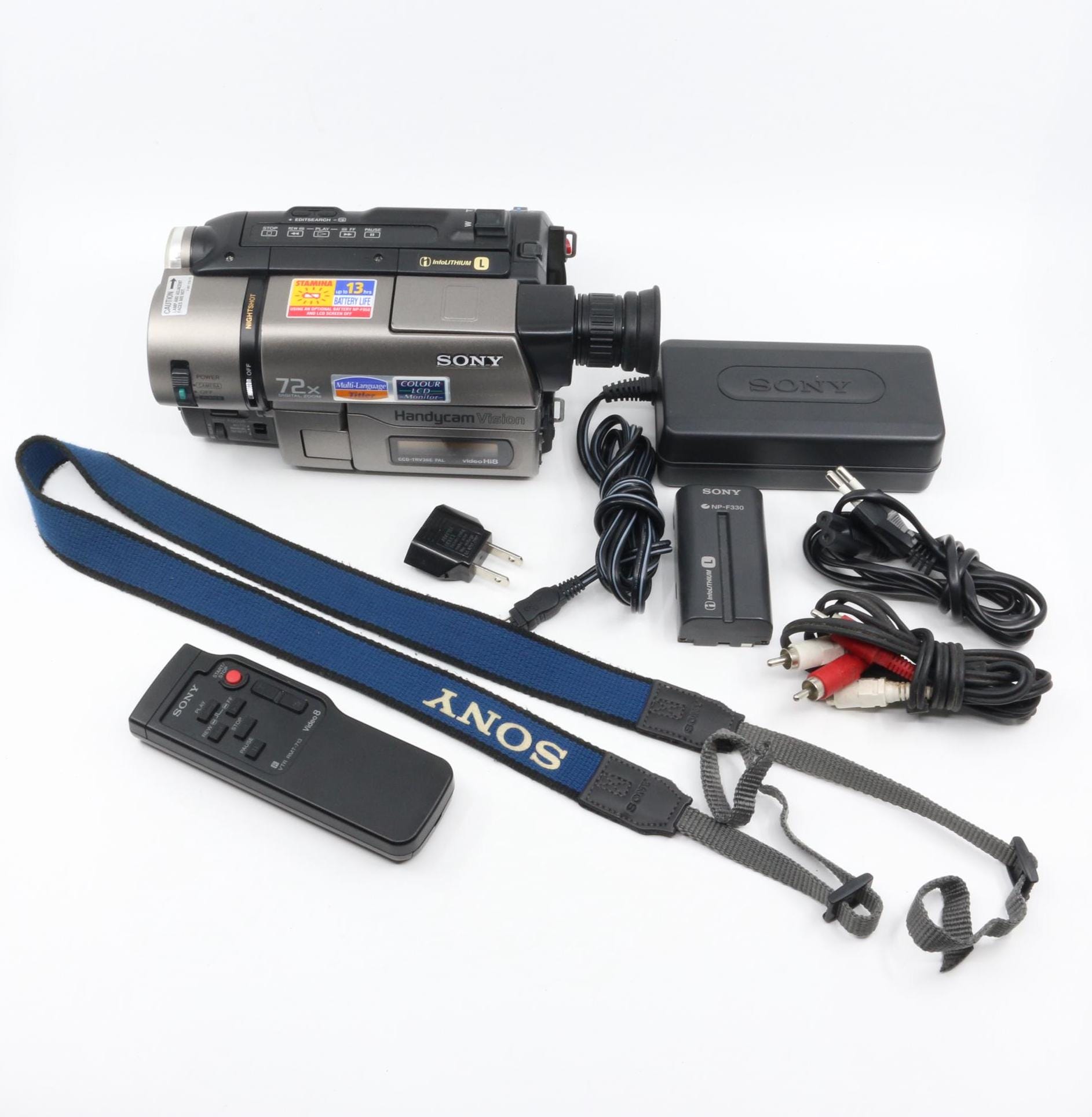 SONY Video 8 System Video Camera Hard Carry Case LCH-V50 NO