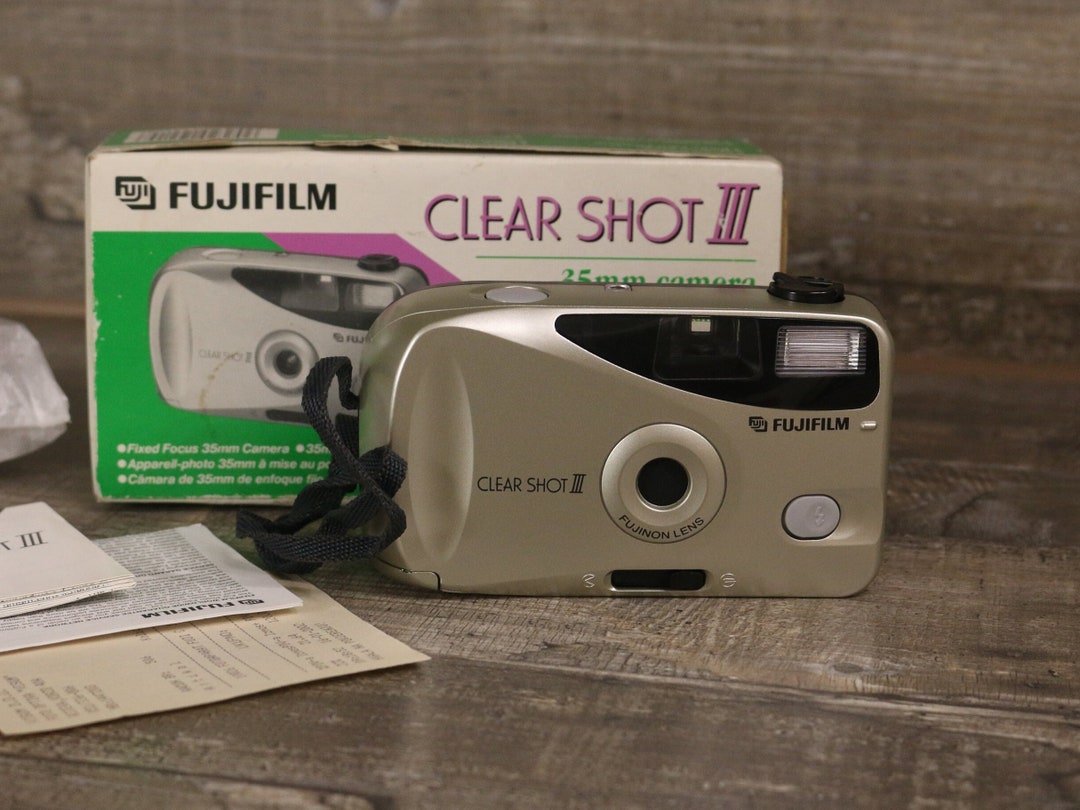 New Boxed Fujifilm Clear Shot 3 III 35mm Film Camera Automatic
