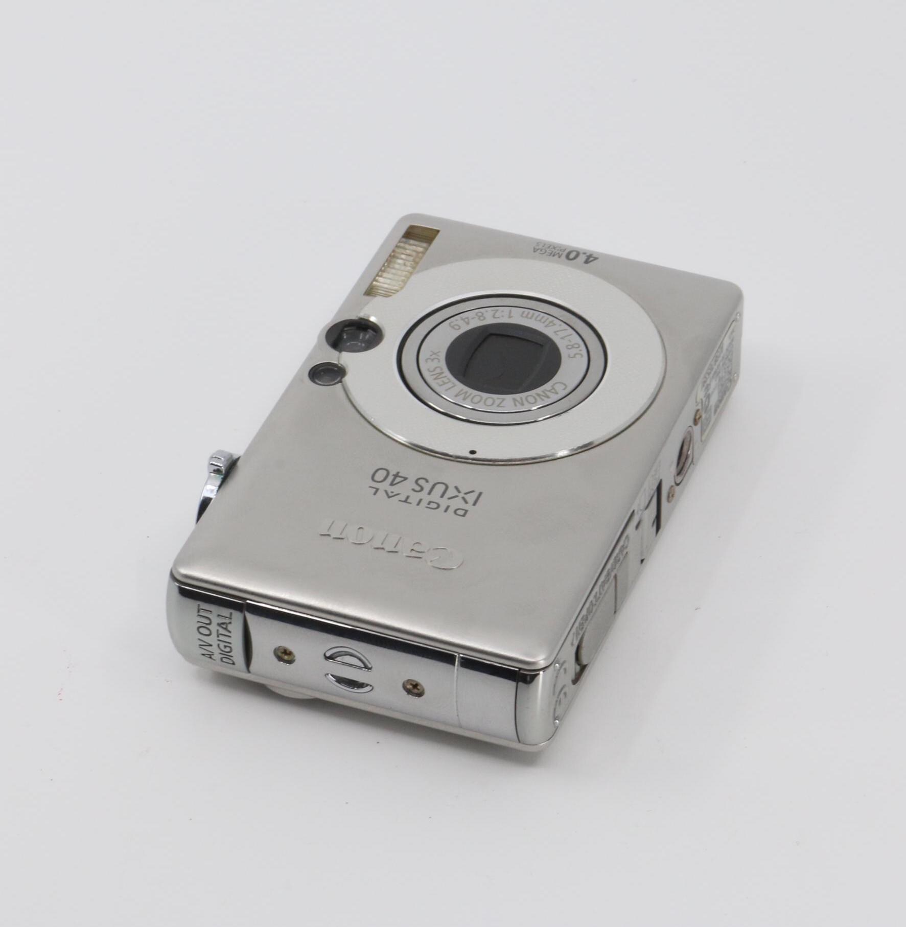 ❗️激安価格❗️デジカメ　本体　Canon DIGITAL IXUS40 Canon Digital IXUS 40 4.0MP Compact Digital Camera Silver Tested