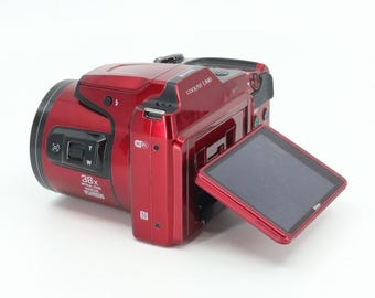 Boxed Nikon Coolpix L840 Red Digital Camera Set + Sandisk 16GB