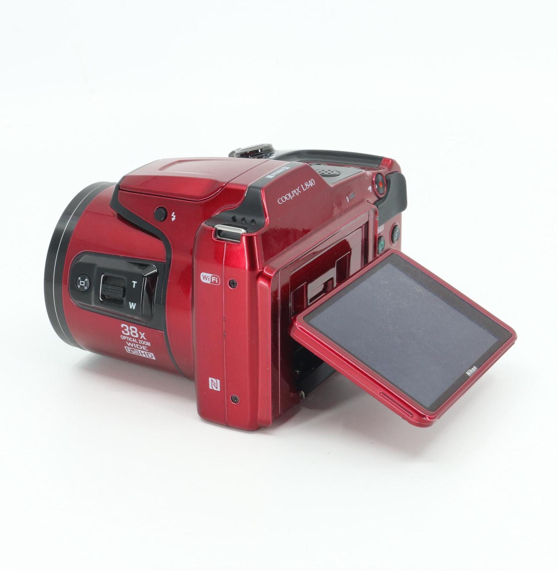 【動作確認済み】Nikon COOLPIX L840 レッド Nikon - Coolpix L840 16.0-Megapixel Digital Camera - Red - Walmart.com