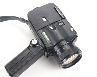 Conjunto de câmera de filme MINT Sankyo ES-66XL Super com capa de lente,  tampa, filtro, garantia (expirada), manual e estojo