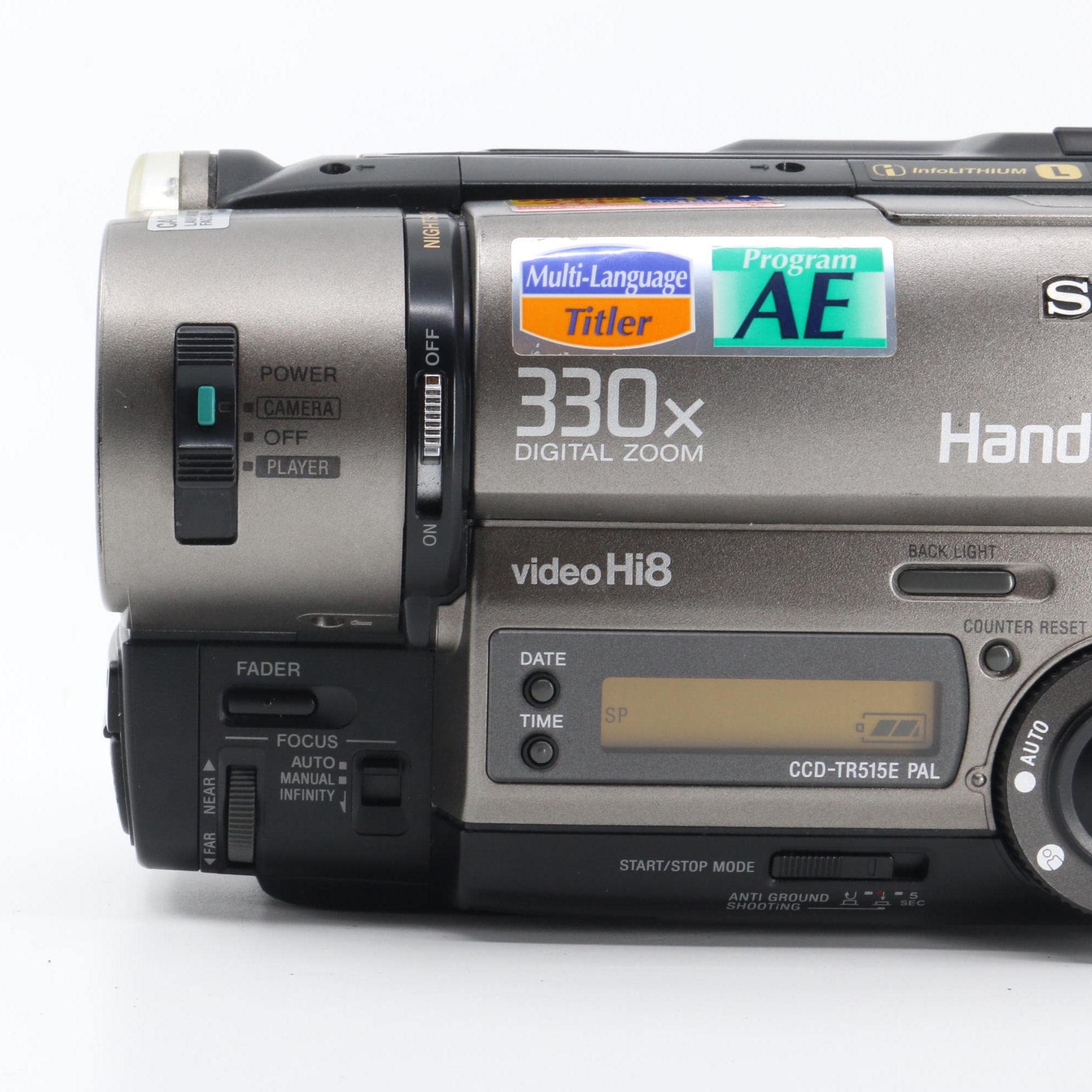 SONY VideoHi8 Handycam CCD-TR1 ⑤ SONY CCD-TR1 Overview - YouTube