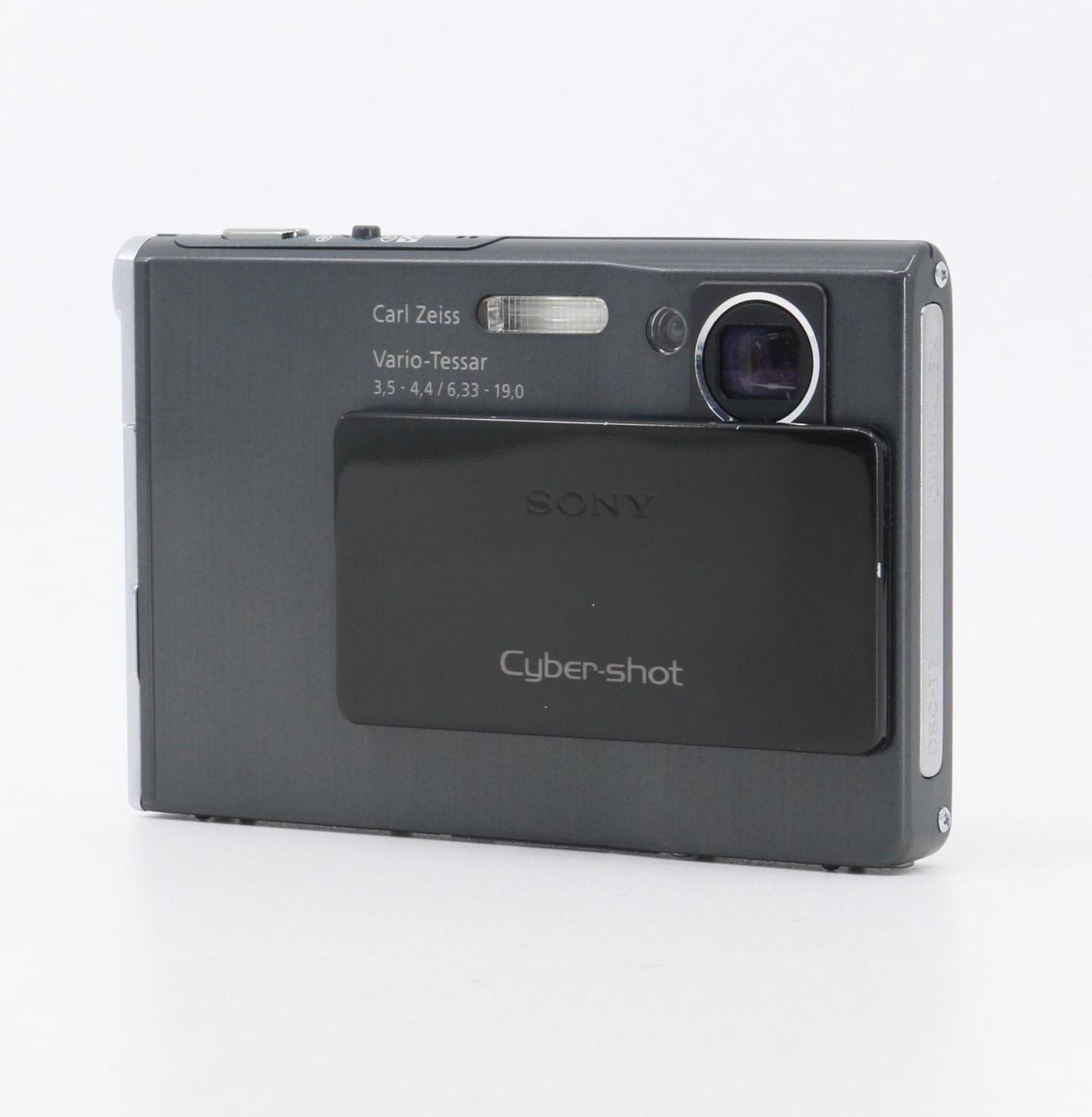 【動作品・特典無料あり】SONY cyber-shot DSC-T7 BLACK RARE Full Set Sony Cyber-shot DSC-T7 Slim Digital Camera (power