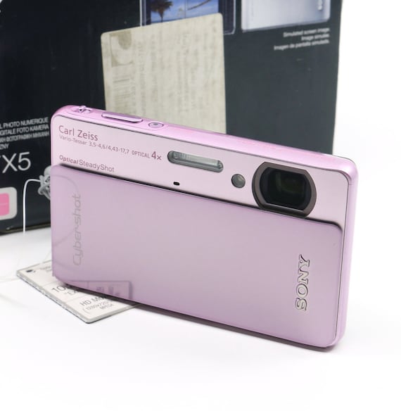 New Pink Sony Cybershot DSC-TX5 Vintage Digital Camera NOS New Pink Sony Cybershot DSC-TX5 Vintage Digital Camera NOS