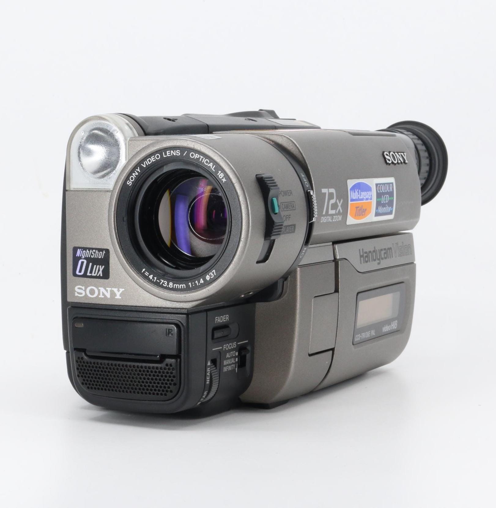 動作品　SONY Video8 Handycam CCD-TRV106 Sony Handycam Vision CCD-TRV106 NTSC Video Hi8 Very Nice | eBay