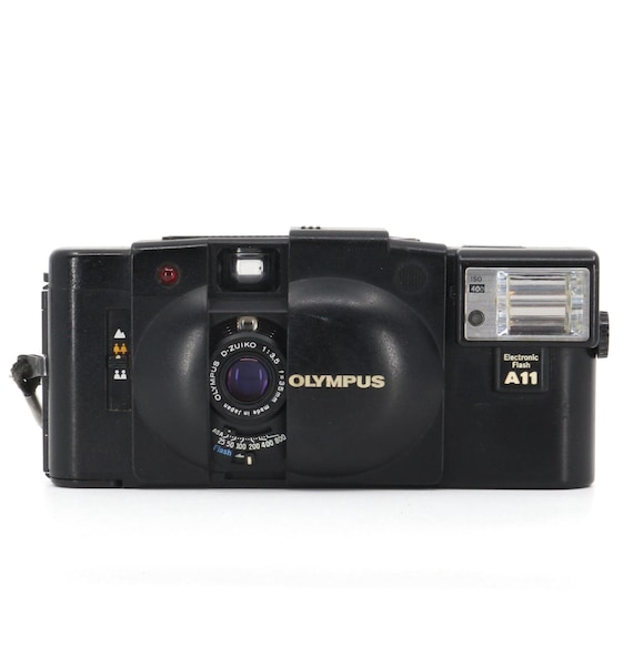 Buy Olympus XA 2 + A11 Flash Unit 35mm Film Camera Serviced Online