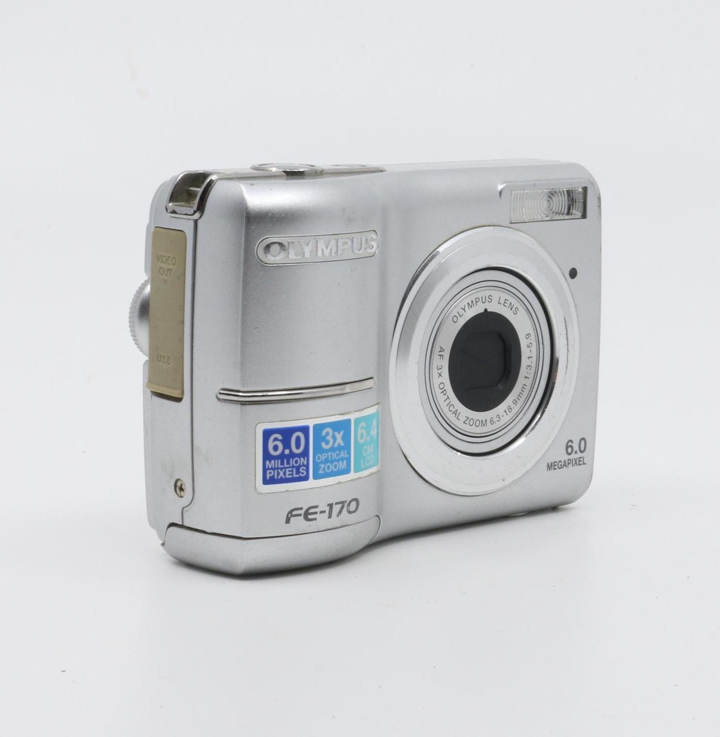 Olympus FE-170 Digital Camera + XD Memory Card (shows Signs of Use