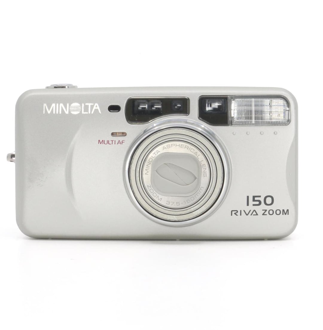 Minolta Riva Zoom 150 35mm Film Camera + Strap, Case - Etsy