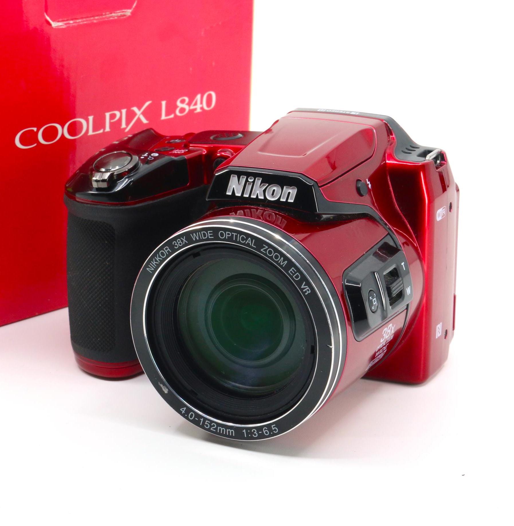 【動作確認済み】Nikon COOLPIX L840 レッド Boxed Nikon Coolpix L840 Red Digital Camera Set + Sandisk 16GB