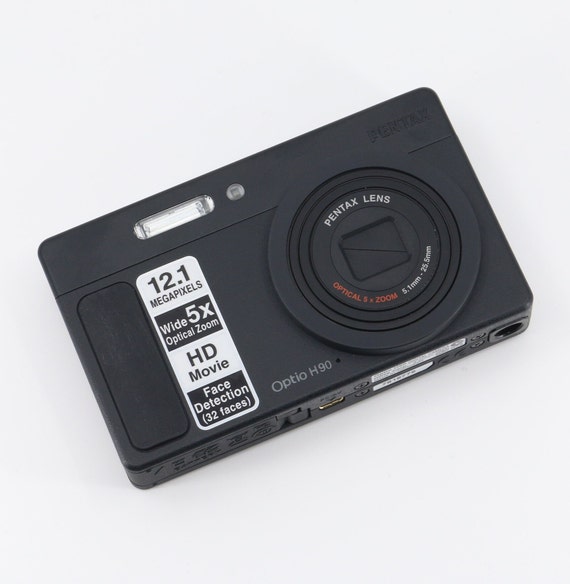 New GIFT Pentax Optio H90 Vintage Digital Camera NOS (power