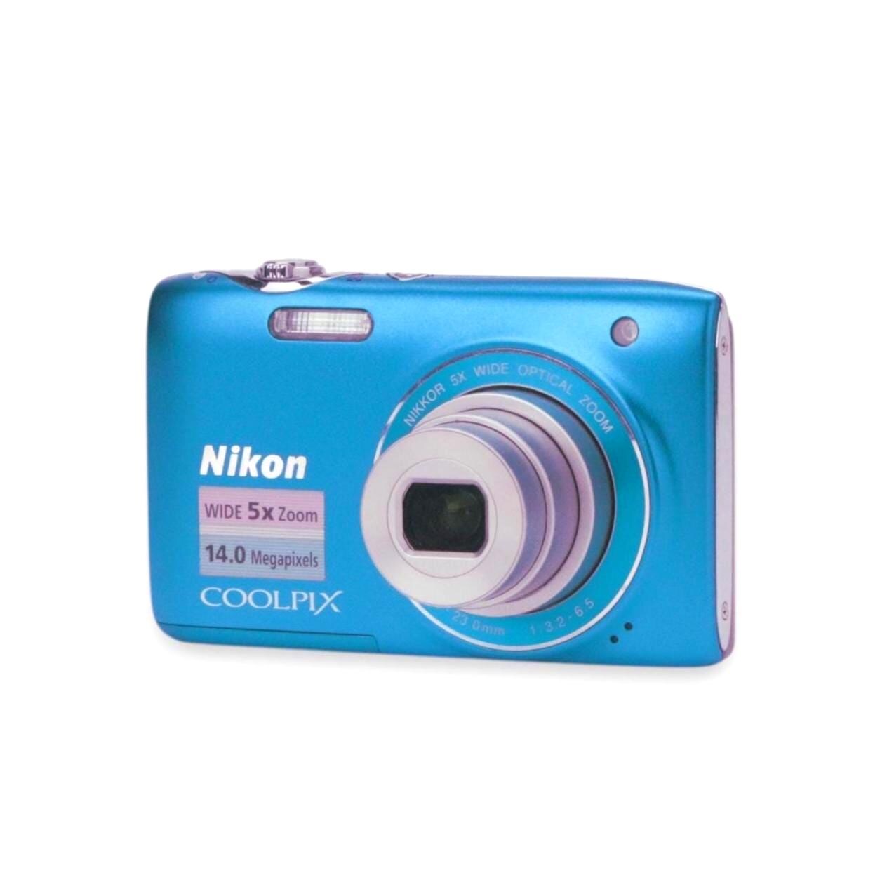 【美品・完動品】Nikon Coolpix S3100 Blue ブルー Nikon Coolpix S3100 Blue Digital Camera Set (power Adapter Based