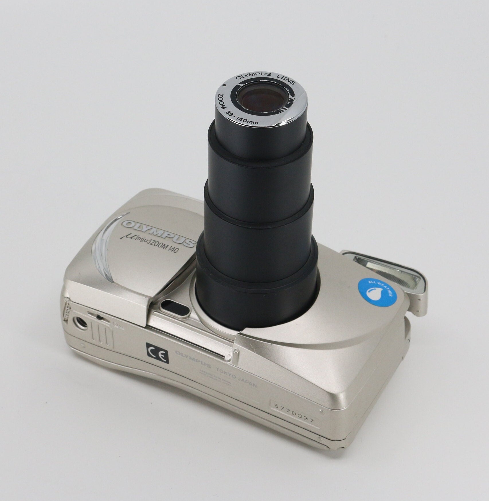 Zoom 0 Olympus Mint] μ 1 49869☆OLYMPUS μ mju ZOOM 140 DELUXE 通電○