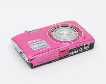 Nikon Coolpix S3100 Pink Digital Camera (power Adapter Based on