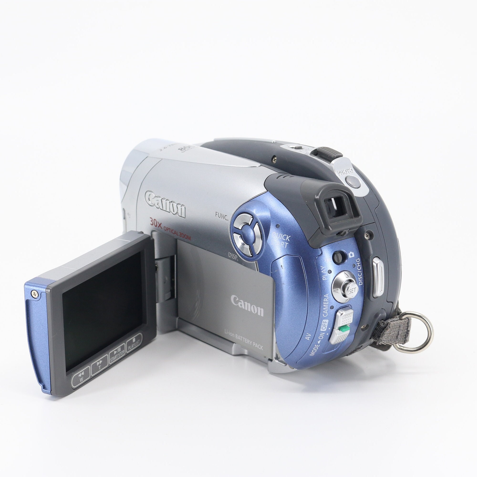 Boxed Canon DC201 DVD Digital Video Camera With Battery, Charger