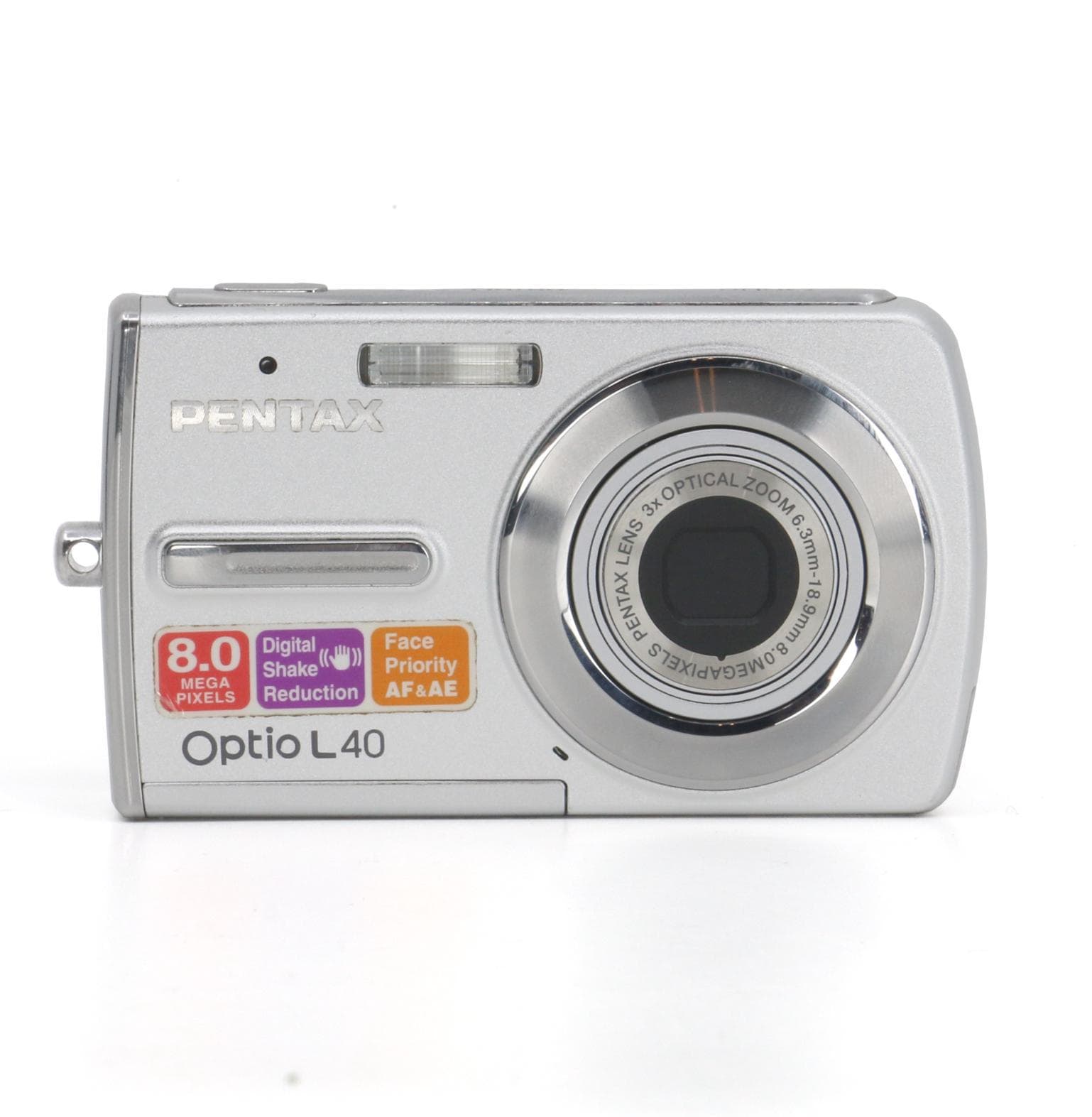 MINT SET Pentax Optio L40 Digital Camera + Case, Charger, Strap