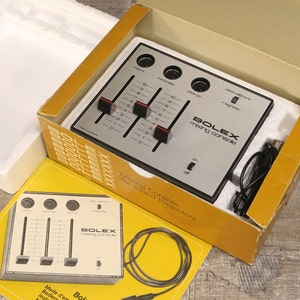 Boxed Bolex Mixing Console for Sound Projectors Super 8