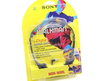 NOS Sony MDR-W08L Stereo Headphones