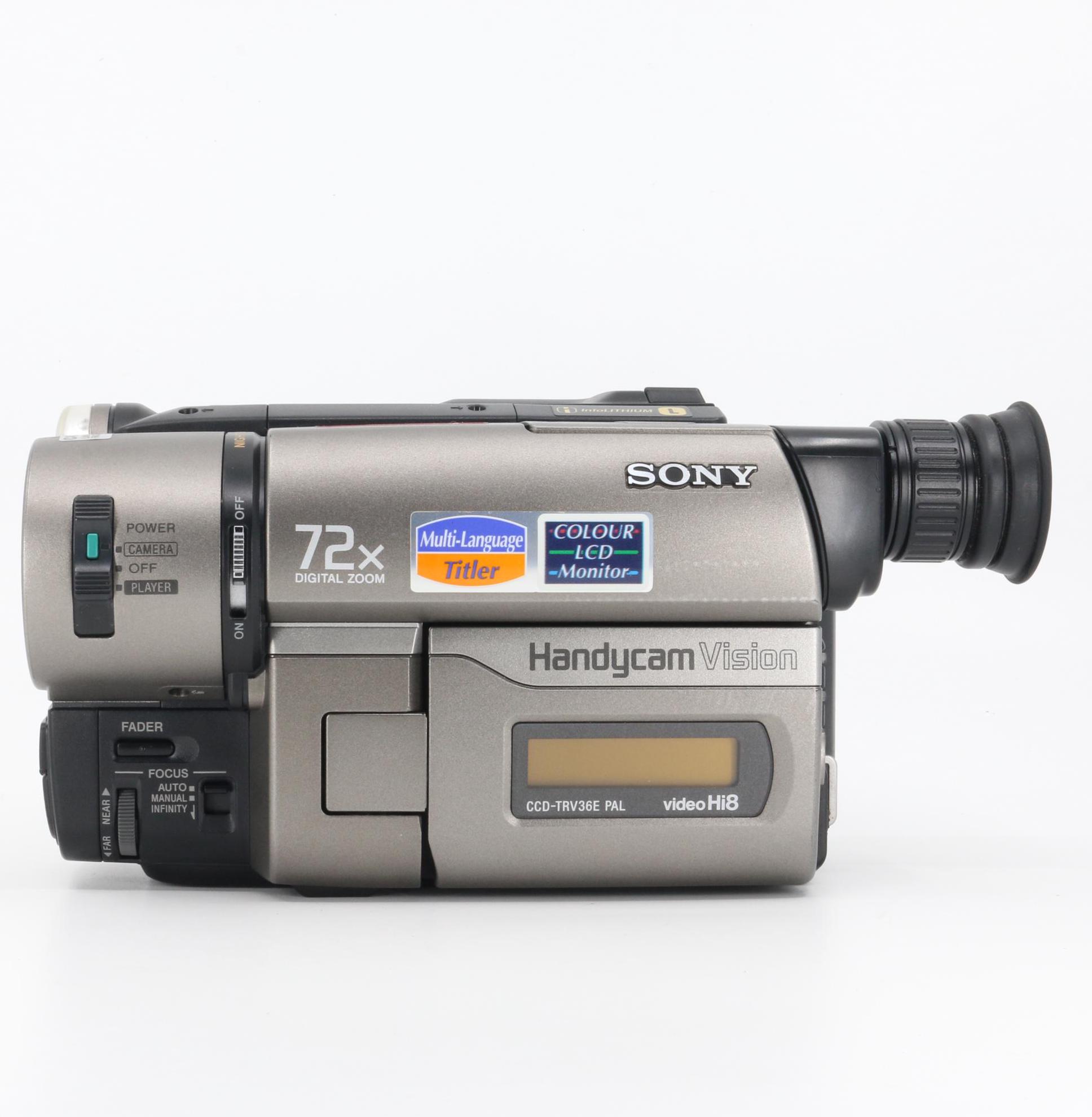 hy0825　SONY VideoHi8 CCD-TRV86 ① SONY CCD-TRV86 8mm video camera NTSC Junk and Parts | eBay