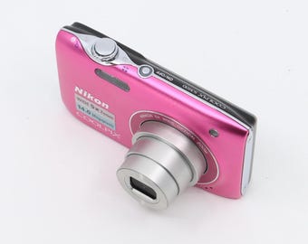 Nikon Coolpix S3100 Pink Digital Camera (power Adapter Based on