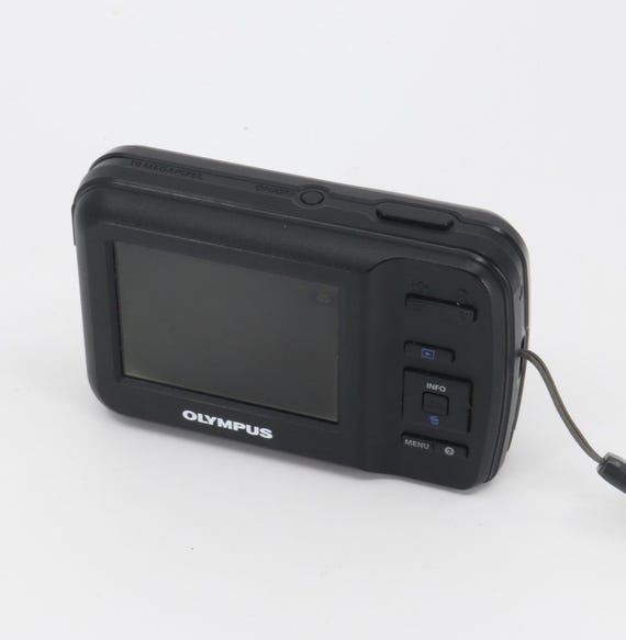 Olympus T-10 Compact Digital Camera + SD Memory Card, Strap and