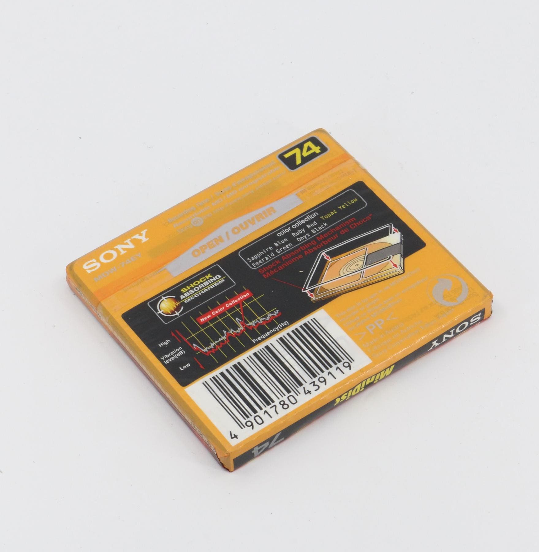 NOS Sony Mini Disc Topaz Yellow Color Collection Recordable MD - Etsy
