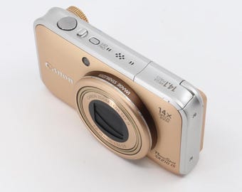 Canon Powershot SX210 IS Gold Camera Set (power Adapter Based on