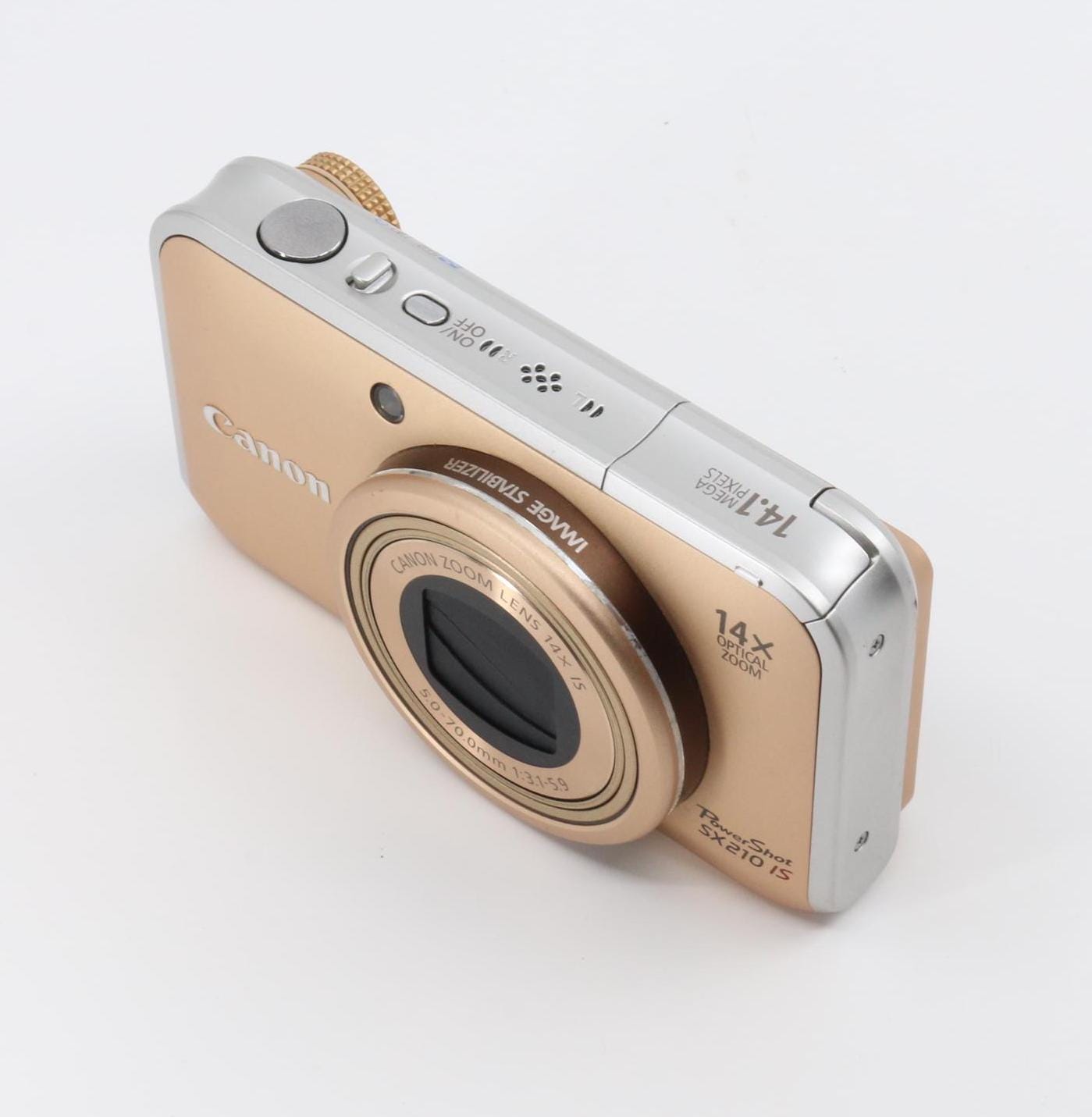 Canon Powershot SX210 IS Gold Camera Set (power Adapter Based on