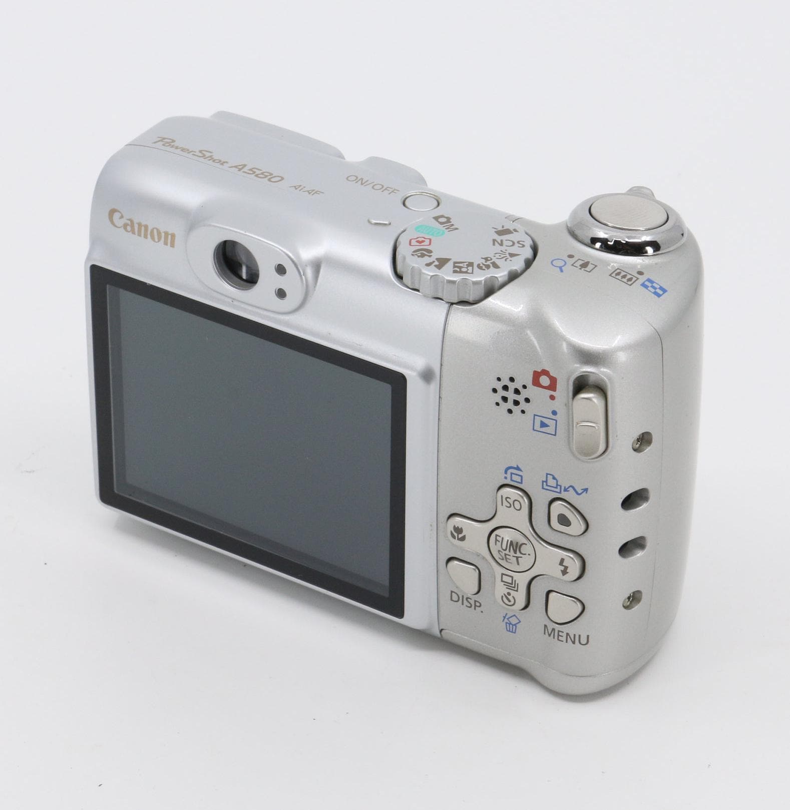 Canon Powershot A580 Aiaf Vintage Digital Camera Set With
