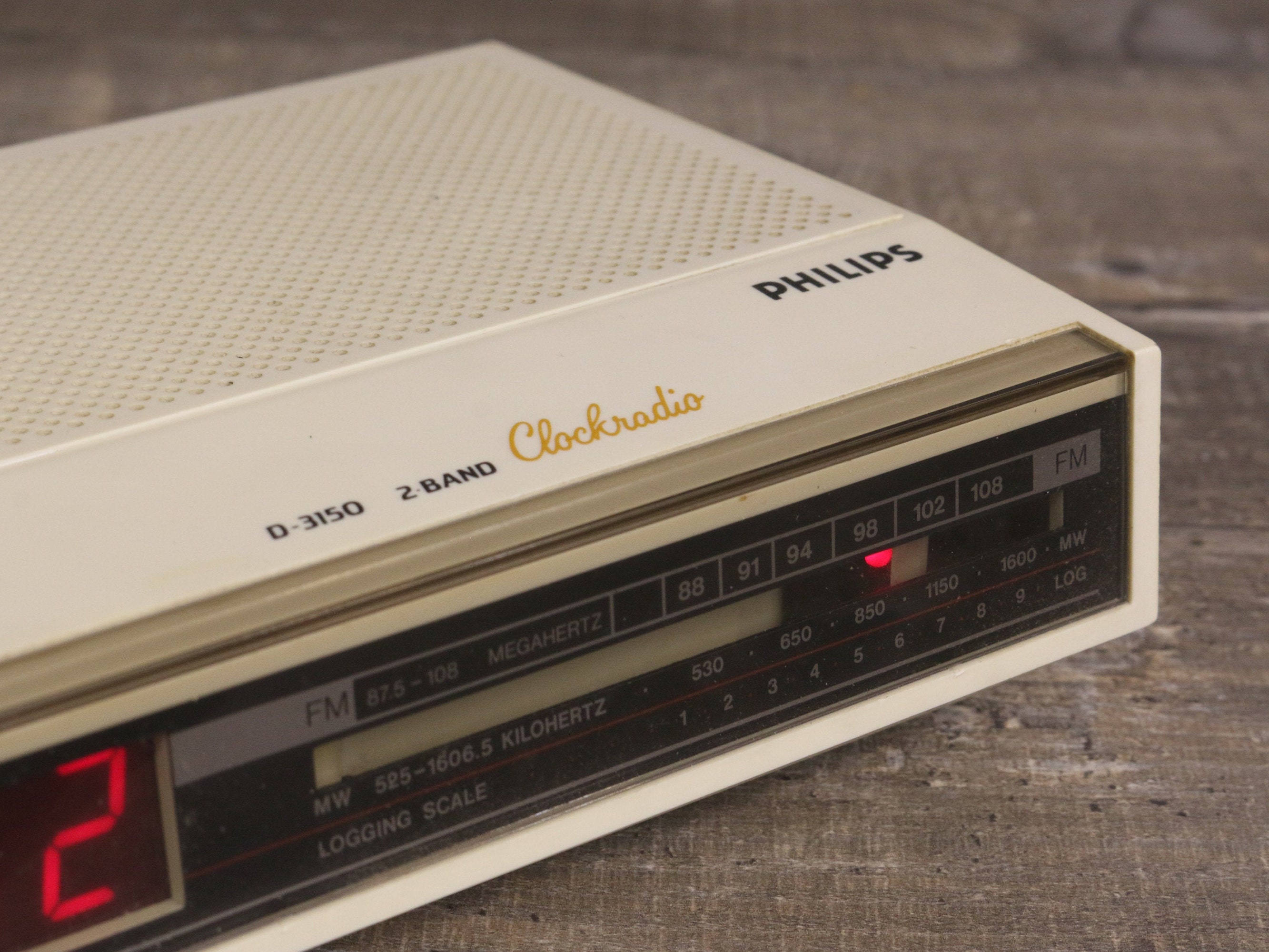 Philips Clockradio D-3150 Vintage Digital Alarm Clock - Etsy