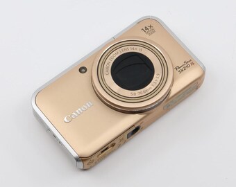 Canon Powershot SX210 IS Gold Camera Set (power Adapter Based on