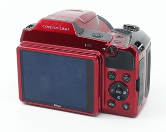 Boxed Nikon Coolpix L840 Red Digital Camera Set + Sandisk 16GB