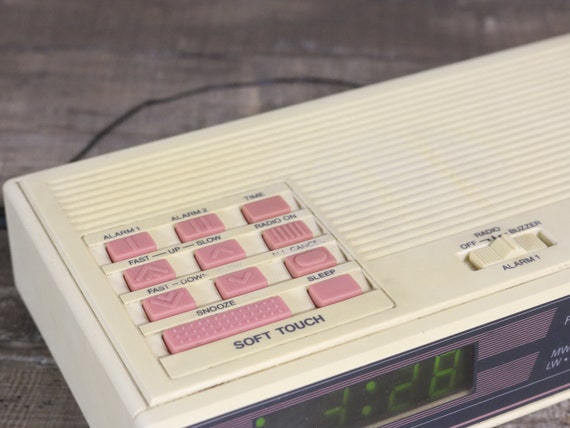 Vintage Sanyo Digital Alarm Clock RM 7400 - Etsy